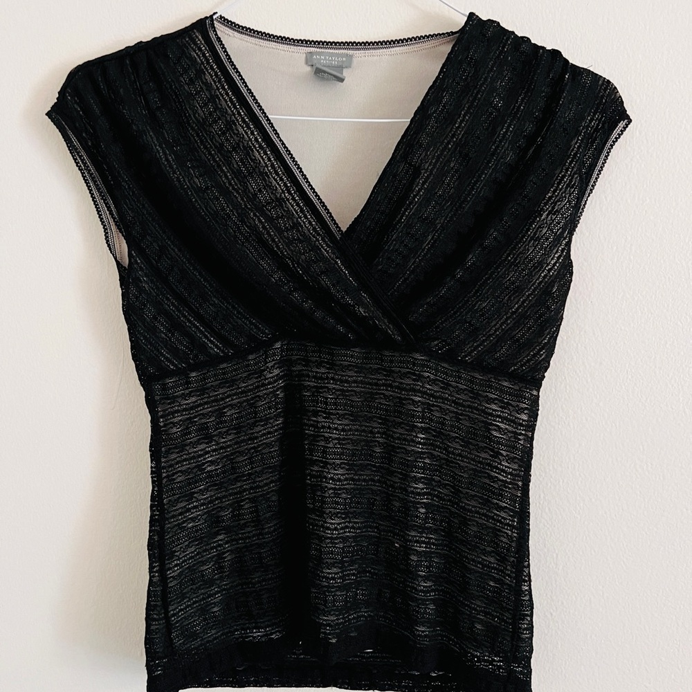 Ann Taylor Baby Doll Top- Small